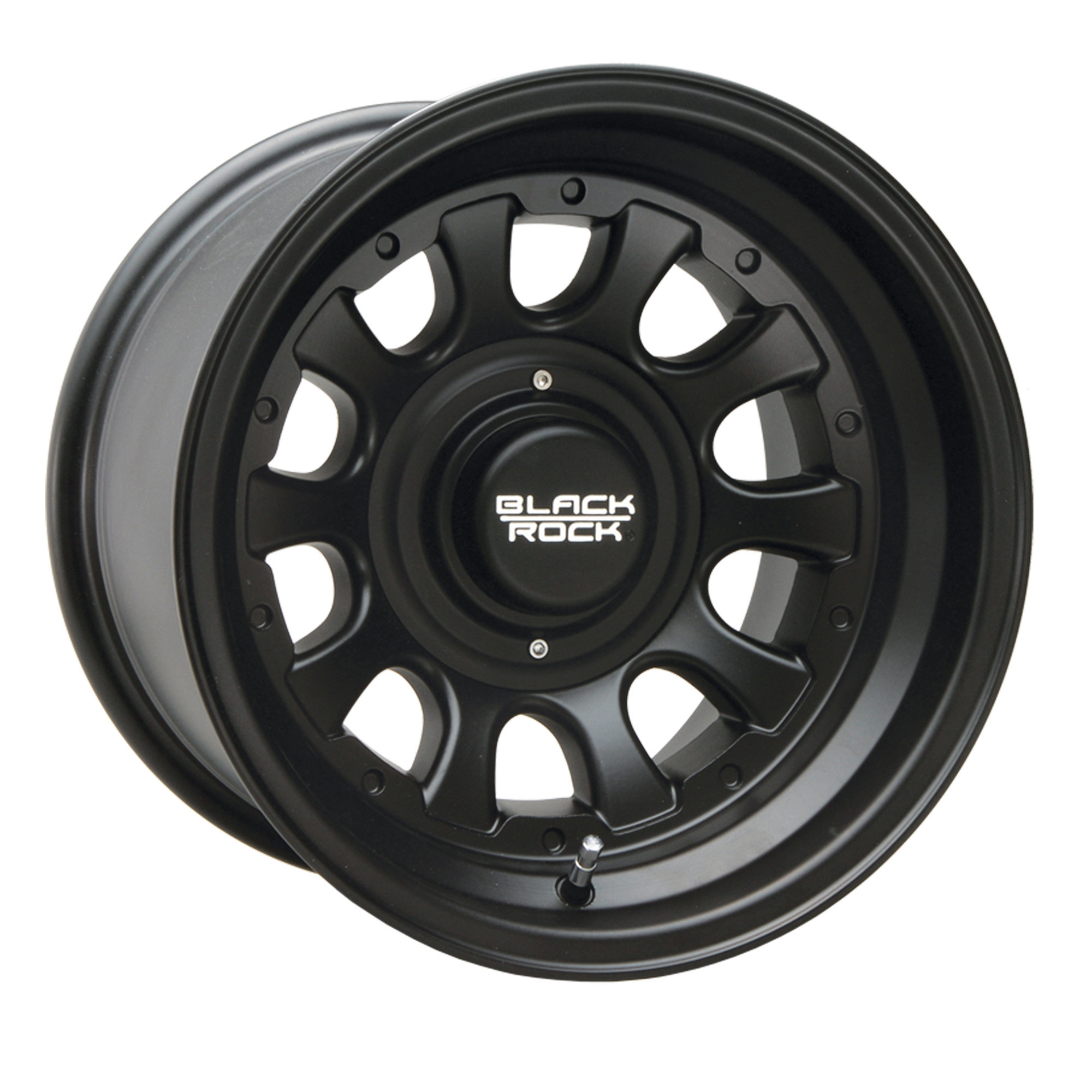 Black Rock 909B785345 Type D Series 909 Wheels in Satin Black for 07-18 ...